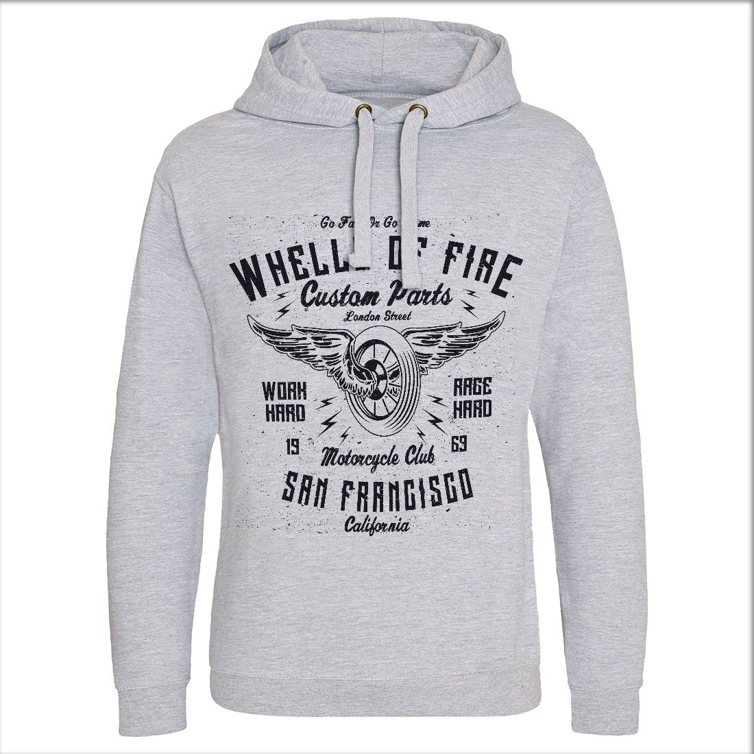Wheels Of Fire Mens Hoodie Without Pocket Motorcycles A196