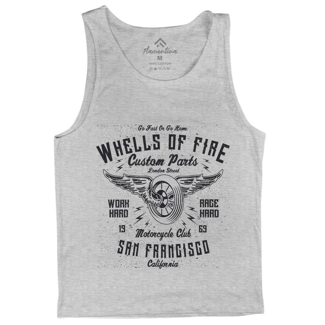 Wheels Of Fire Mens Tank Top Vest Motorcycles A196