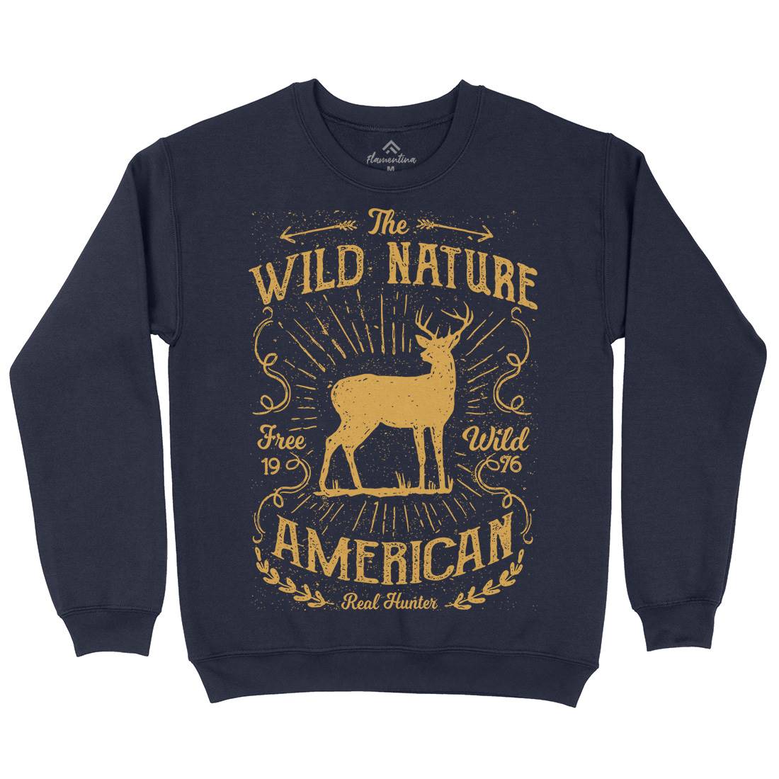 Wild Kids Crew Neck Sweatshirt Nature A197