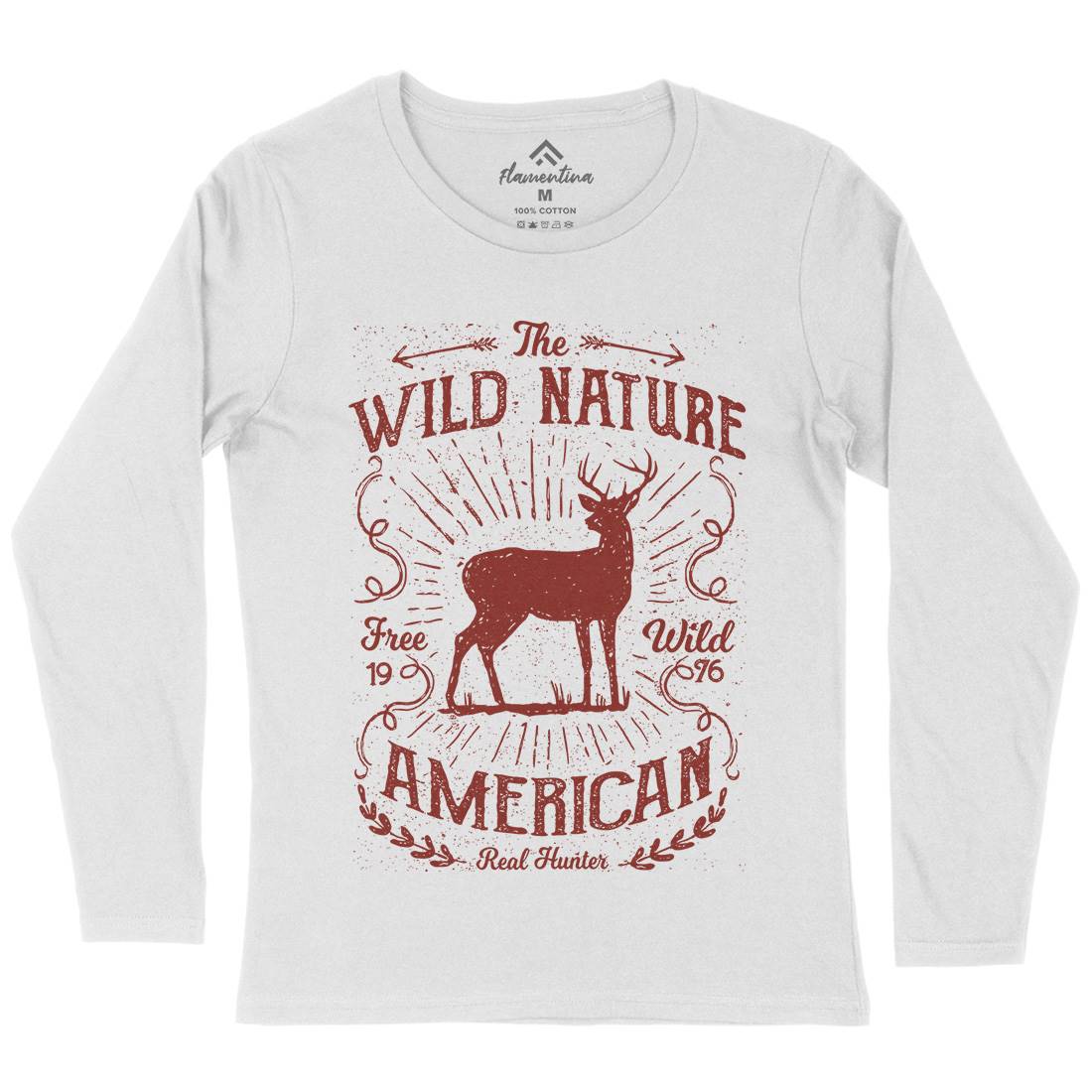 Wild Womens Long Sleeve T-Shirt Nature A197