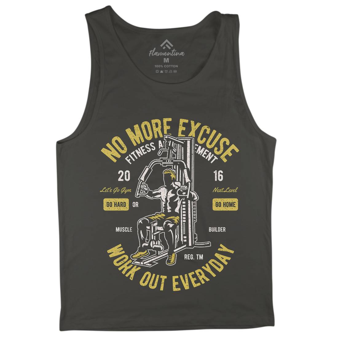 Work Out Everyday Mens Tank Top Vest Gym A198