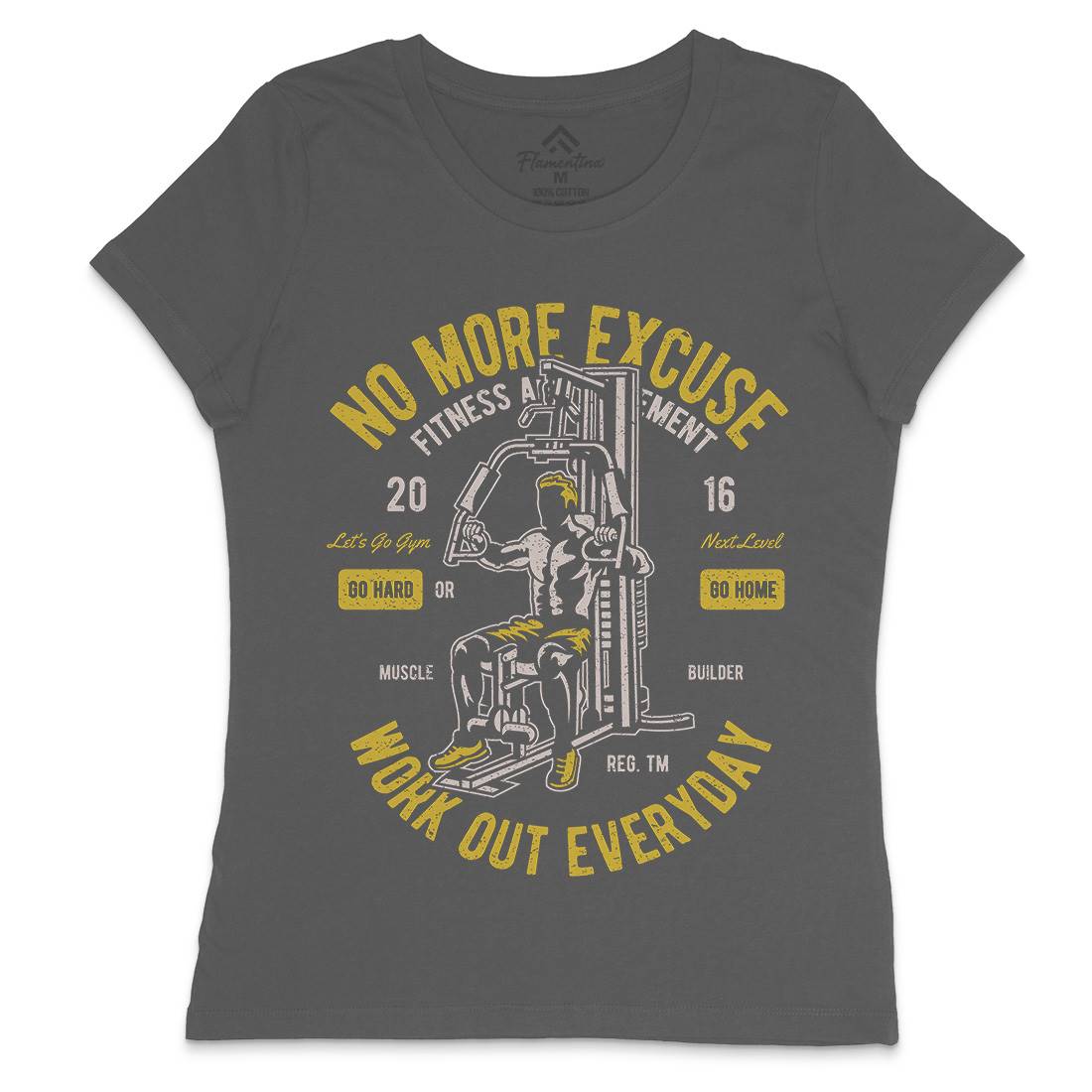 Work Out Everyday Womens Crew Neck T-Shirt Gym A198