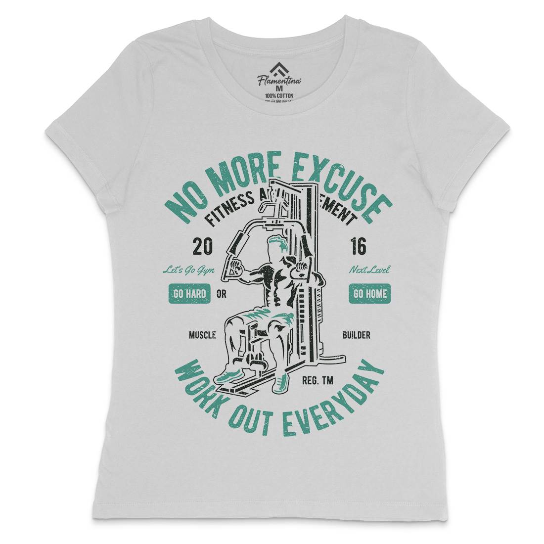 Work Out Everyday Womens Crew Neck T-Shirt Gym A198