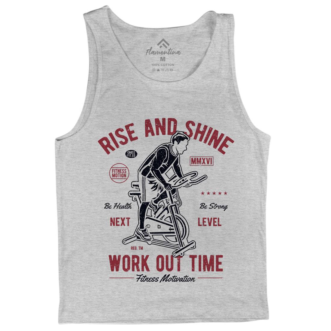 Work Out Time Mens Tank Top Vest Gym A199