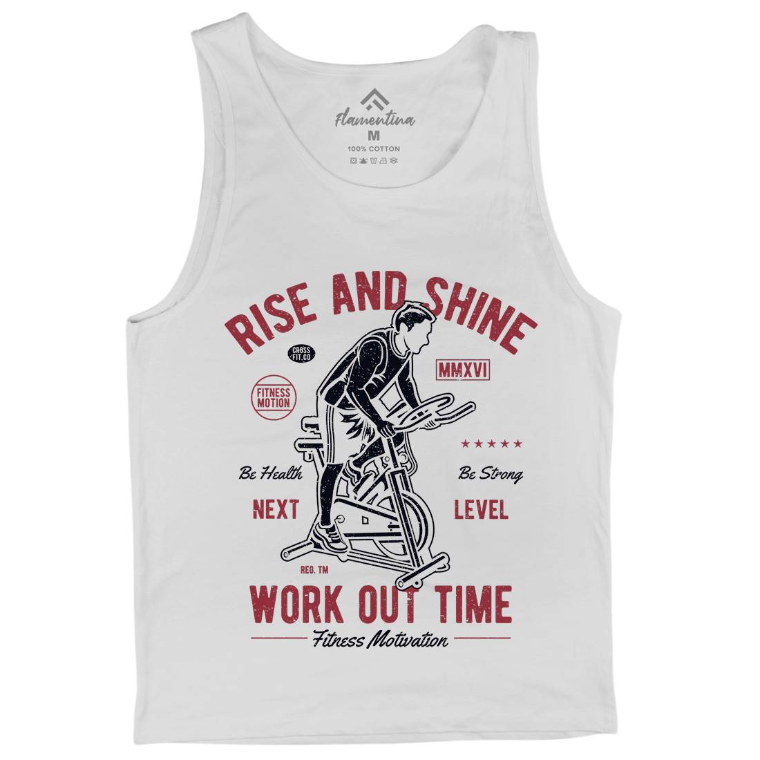 Work Out Time Mens Tank Top Vest Gym A199