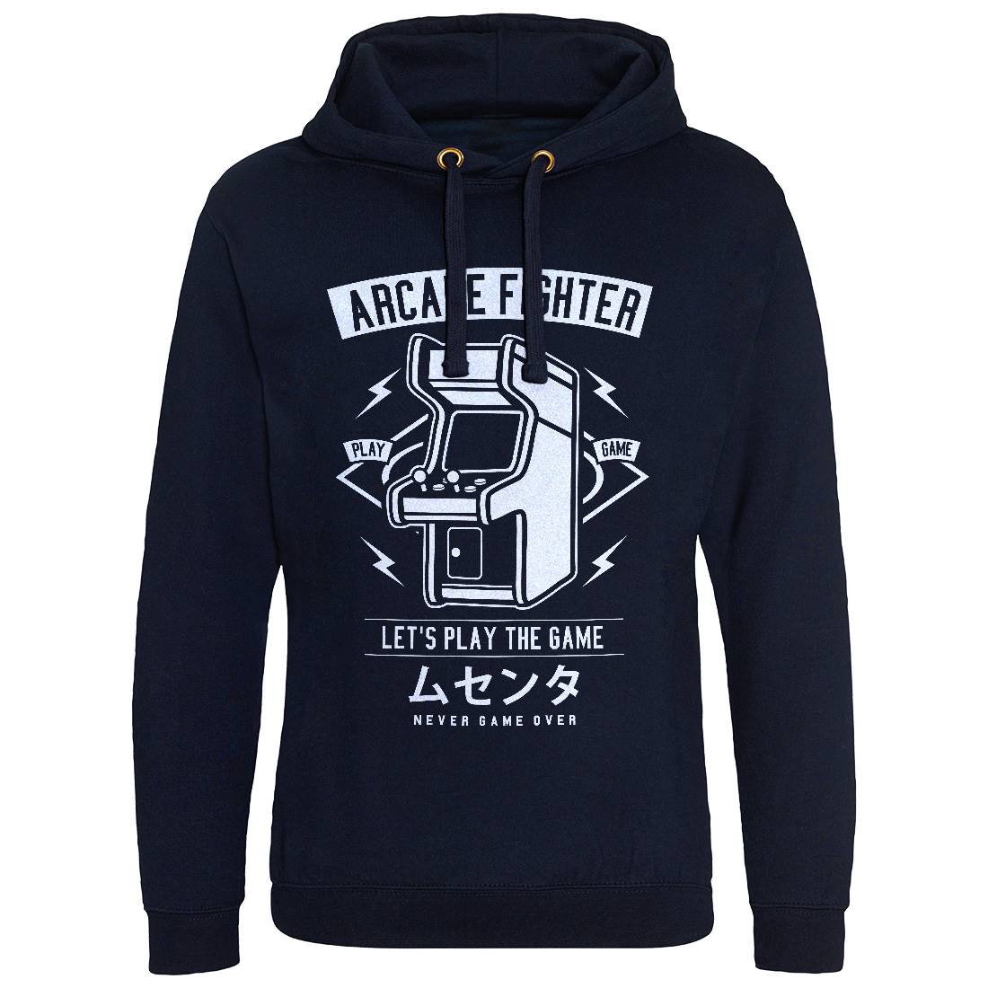 Arcade Fighter Mens Hoodie Without Pocket Geek A201