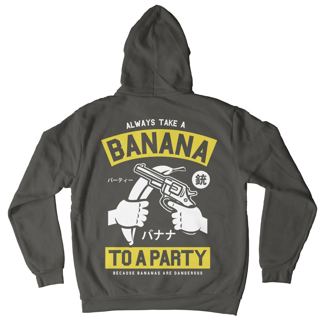 Banana Party Kids Crew Neck Hoodie Geek A202