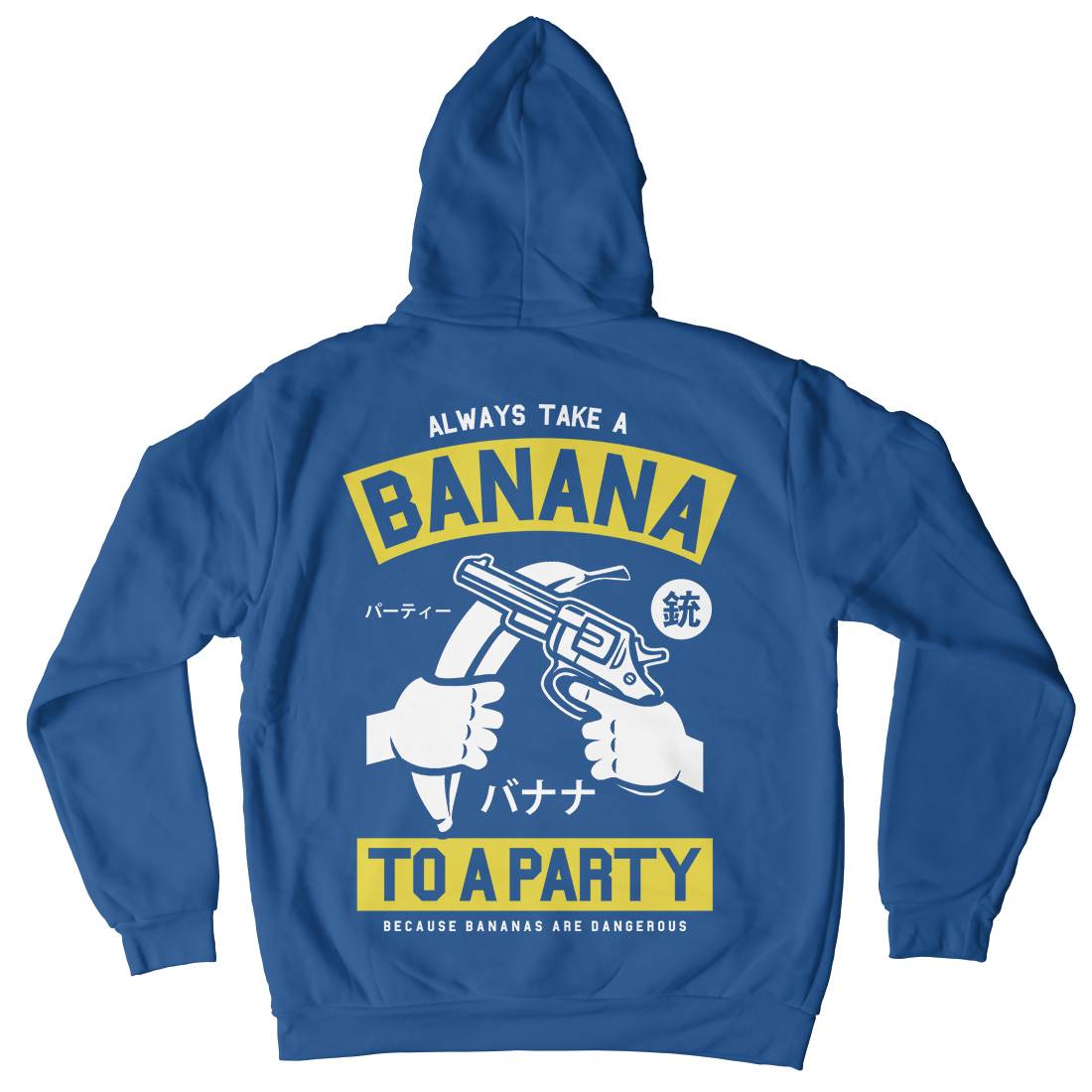 Banana Party Mens Hoodie With Pocket Geek A202