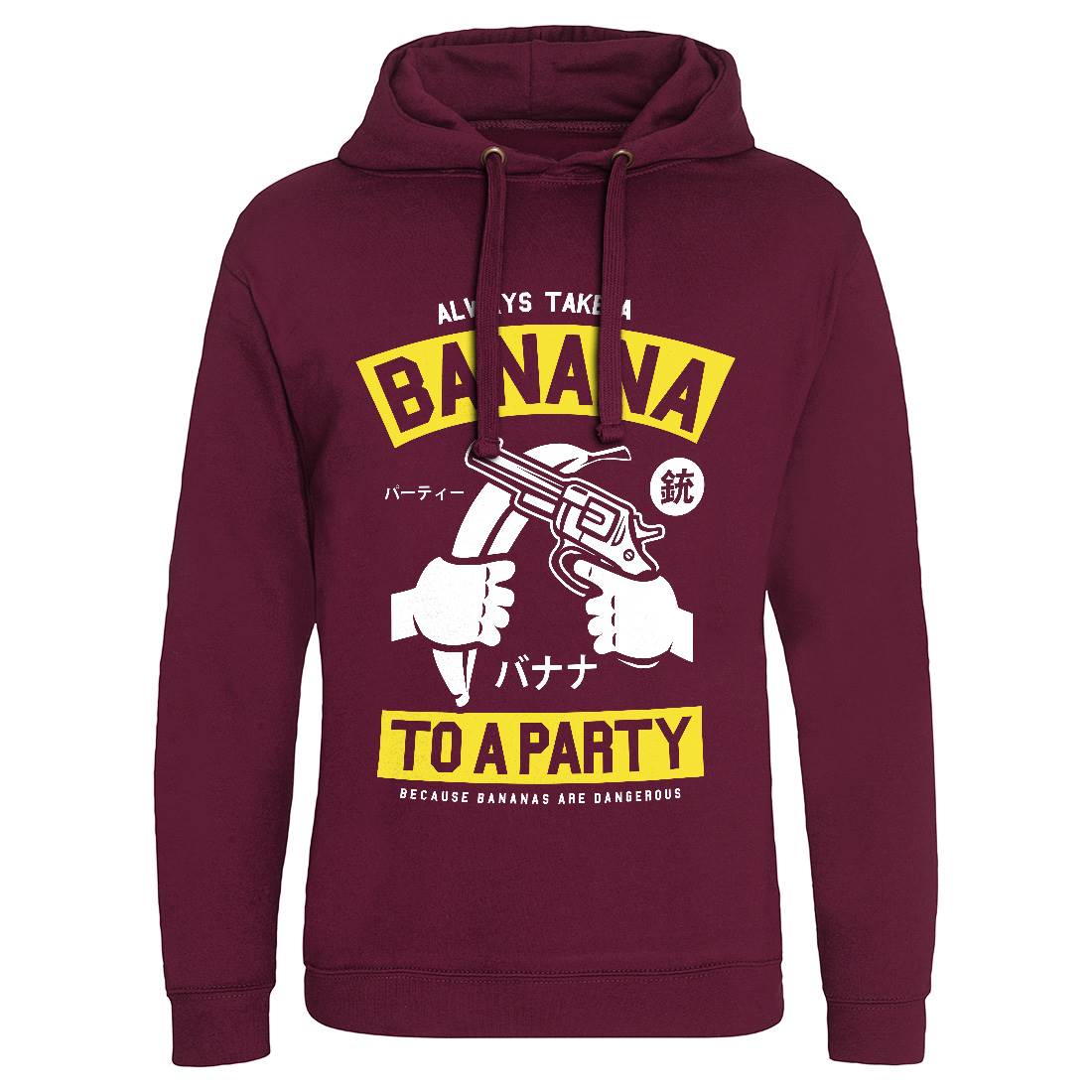 Banana Party Mens Hoodie Without Pocket Geek A202