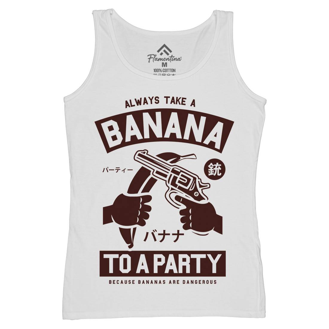 Banana Party Womens Organic Tank Top Vest Geek A202