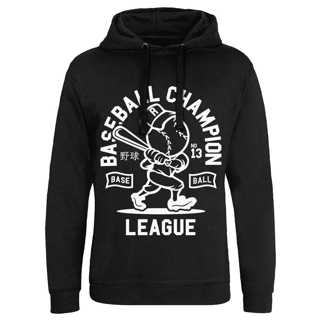 Baseball Champion Mens Hoodie Without Pocket Sport A204