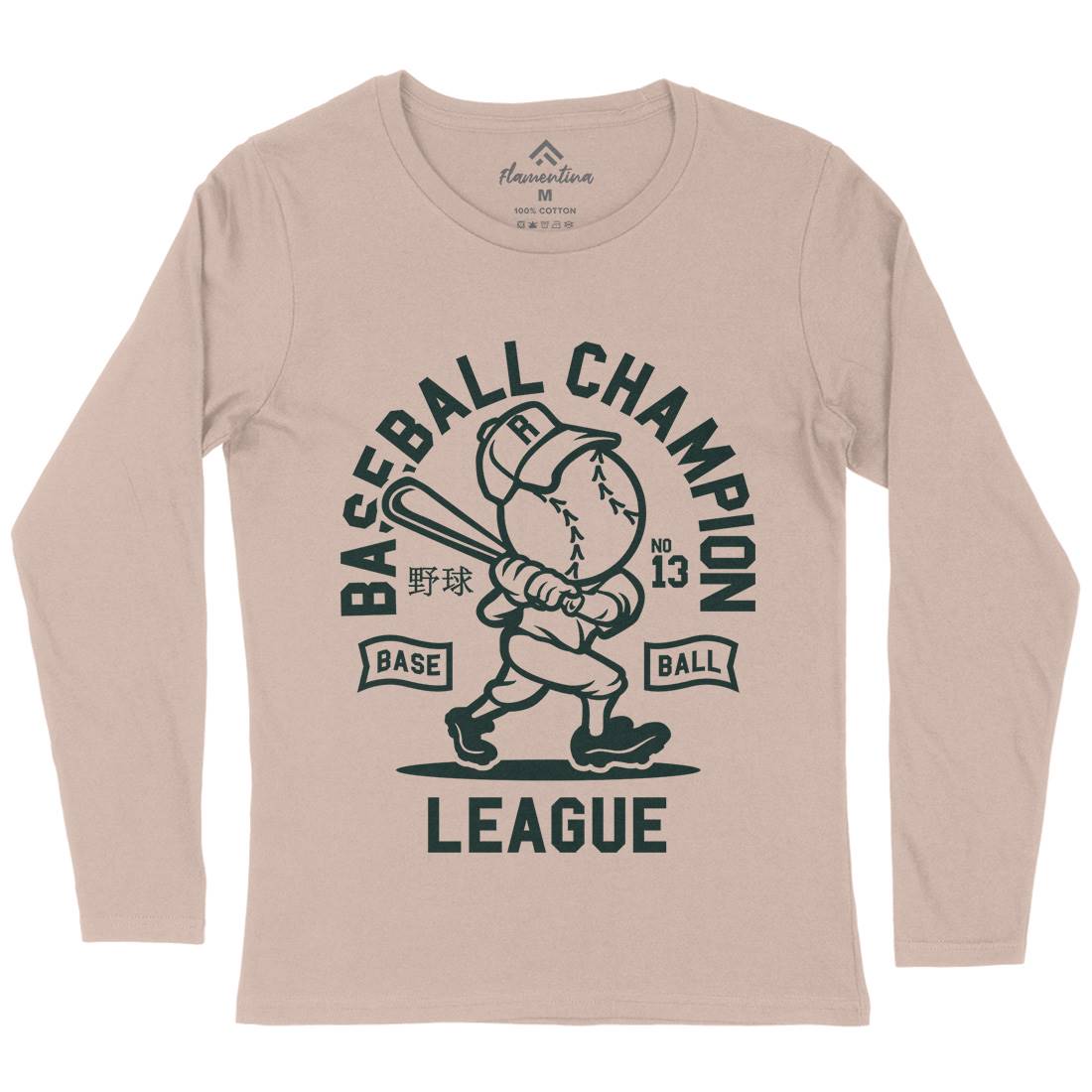 Baseball Champion Womens Long Sleeve T-Shirt Sport A204