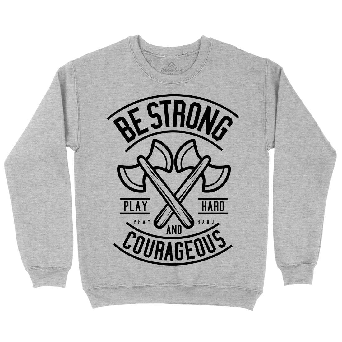 Be Strong Kids Crew Neck Sweatshirt Quotes A205