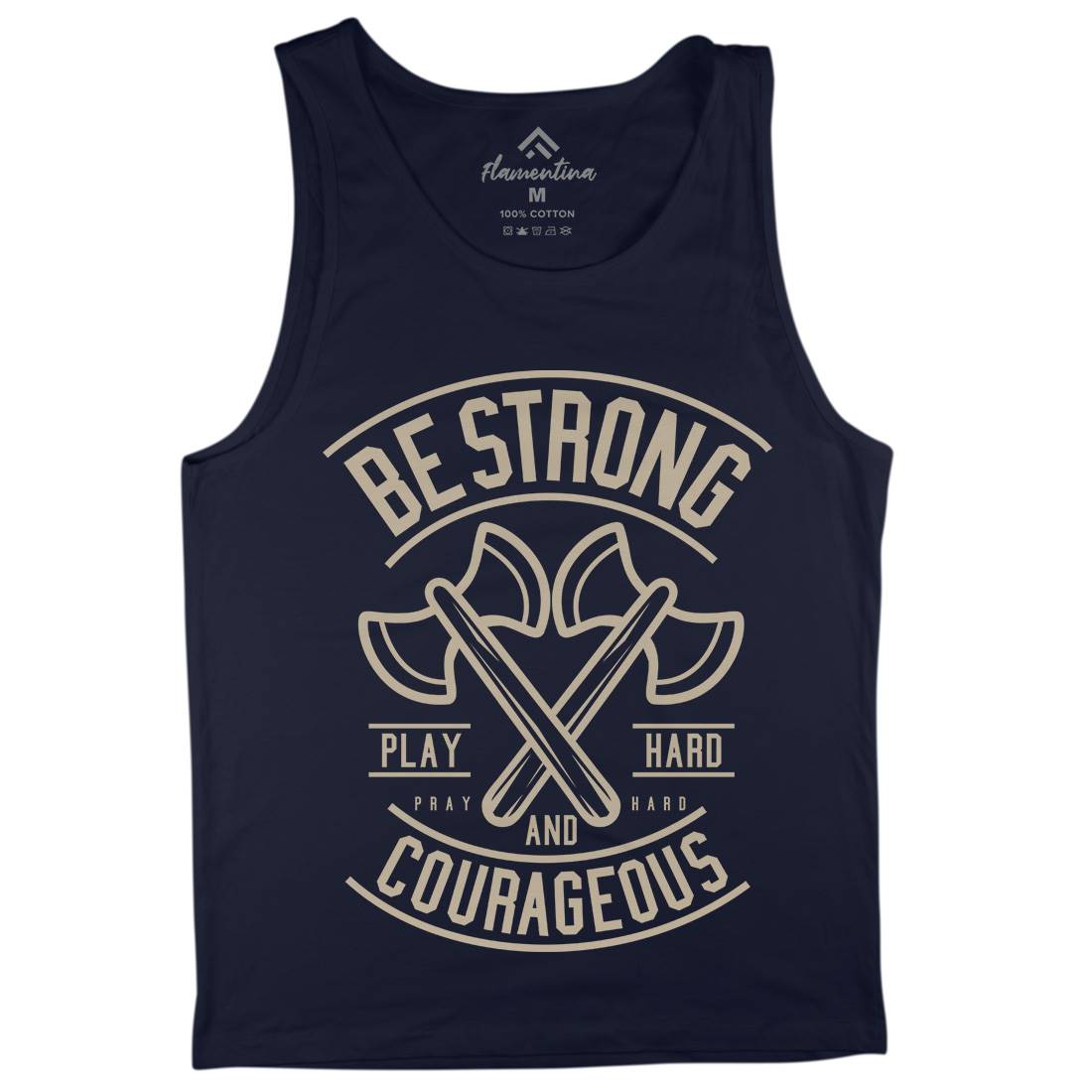 Be Strong Mens Tank Top Vest Quotes A205