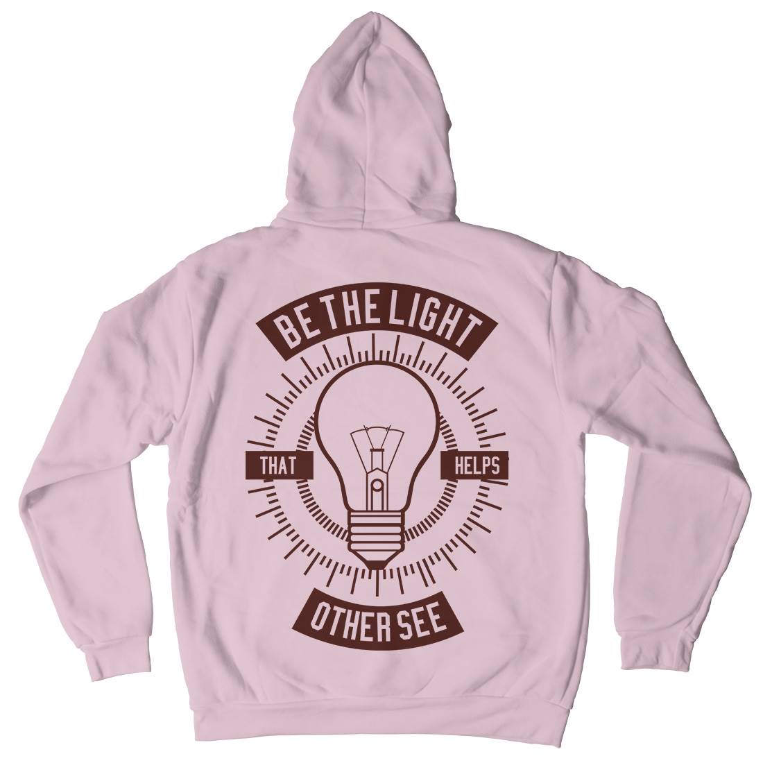 Be The Light Kids Crew Neck Hoodie Quotes A206