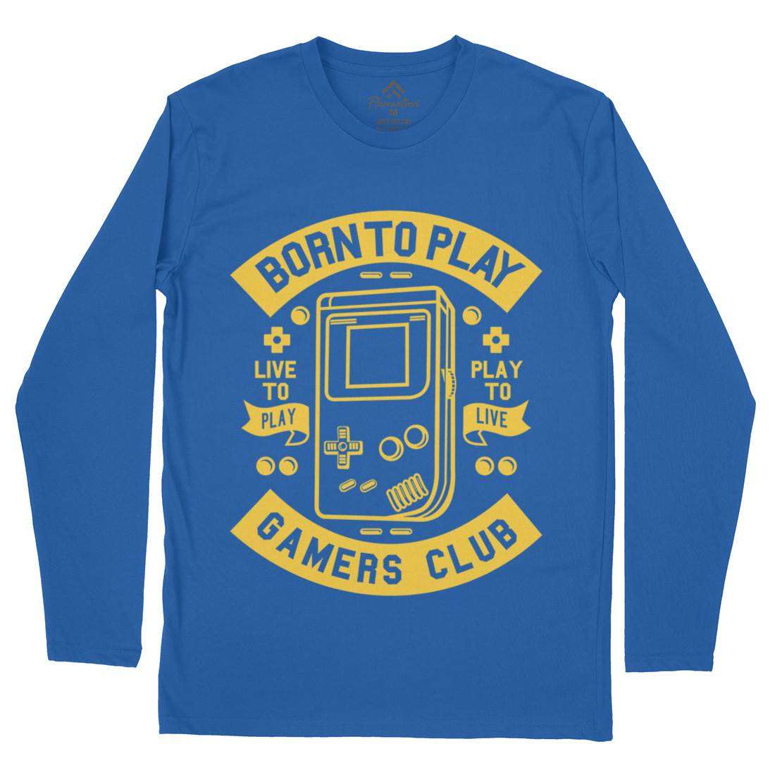 Born To Play Mens Long Sleeve T-Shirt Geek A209