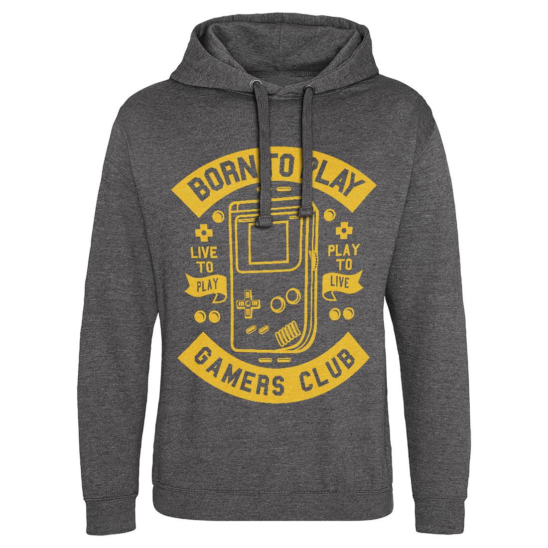 Born To Play Mens Hoodie Without Pocket Geek A209