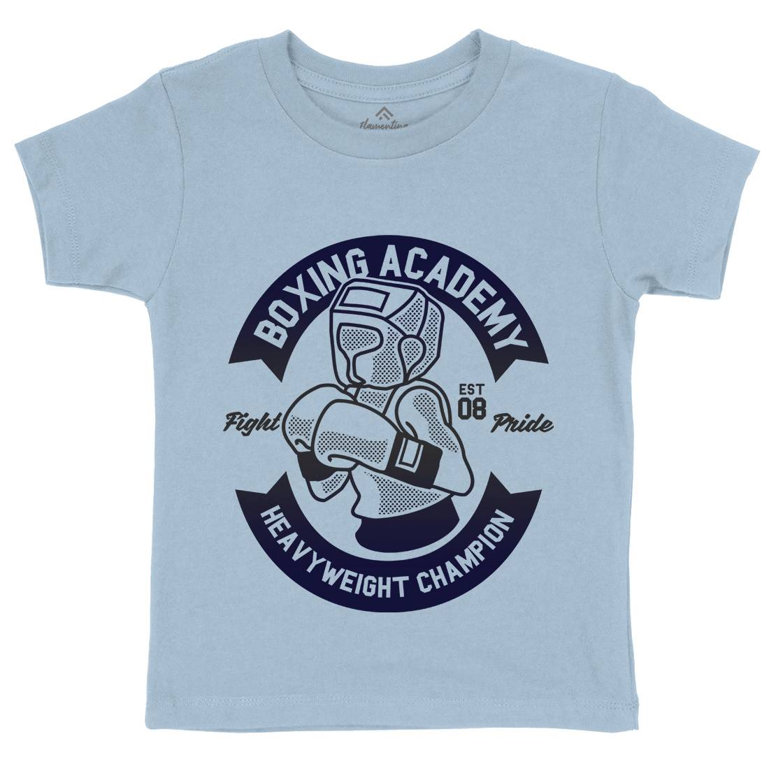 Boxing Academy Kids Crew Neck T-Shirt Gym A213