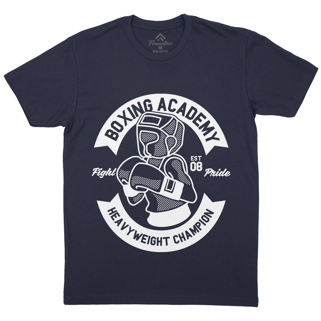 Boxing Academy Mens Crew Neck T-Shirt Gym A213