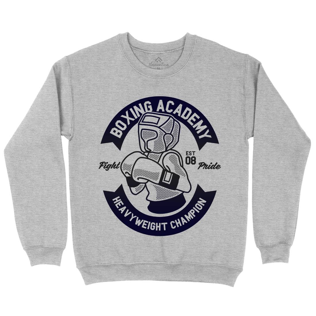 Boxing Academy Kids Crew Neck Sweatshirt Gym A213