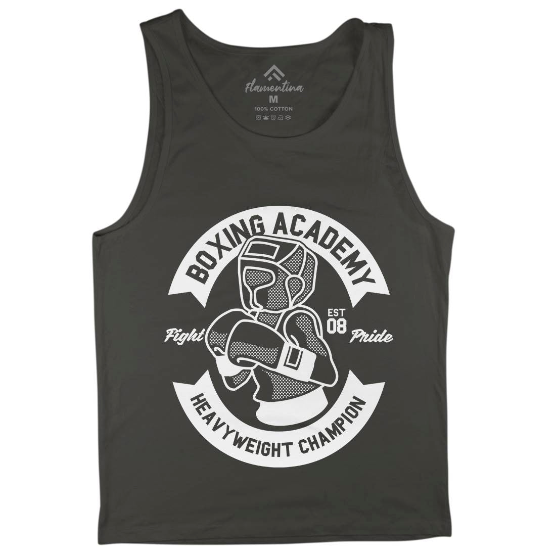 Boxing Academy Mens Tank Top Vest Gym A213