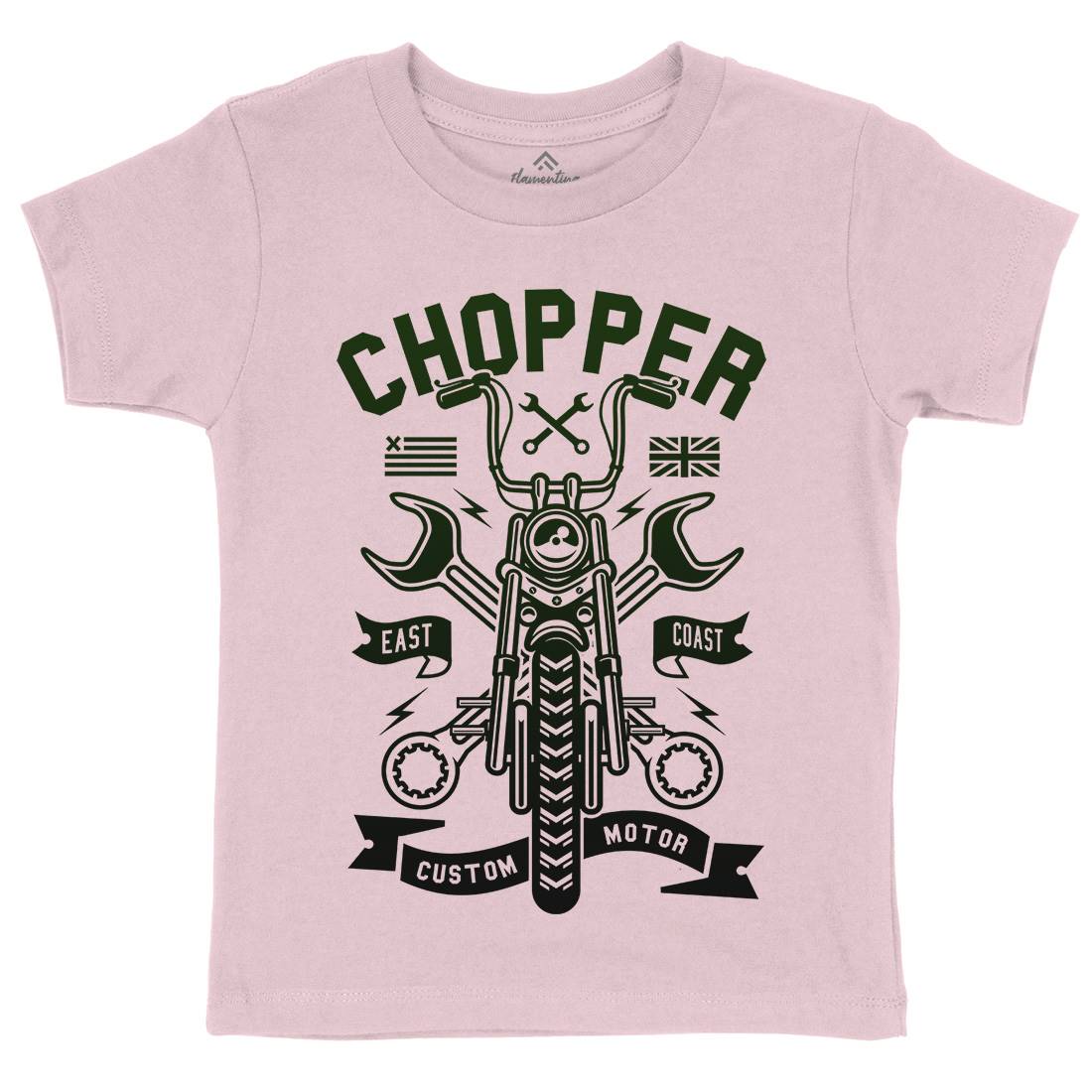 Chopper Kids Crew Neck T-Shirt Motorcycles A216