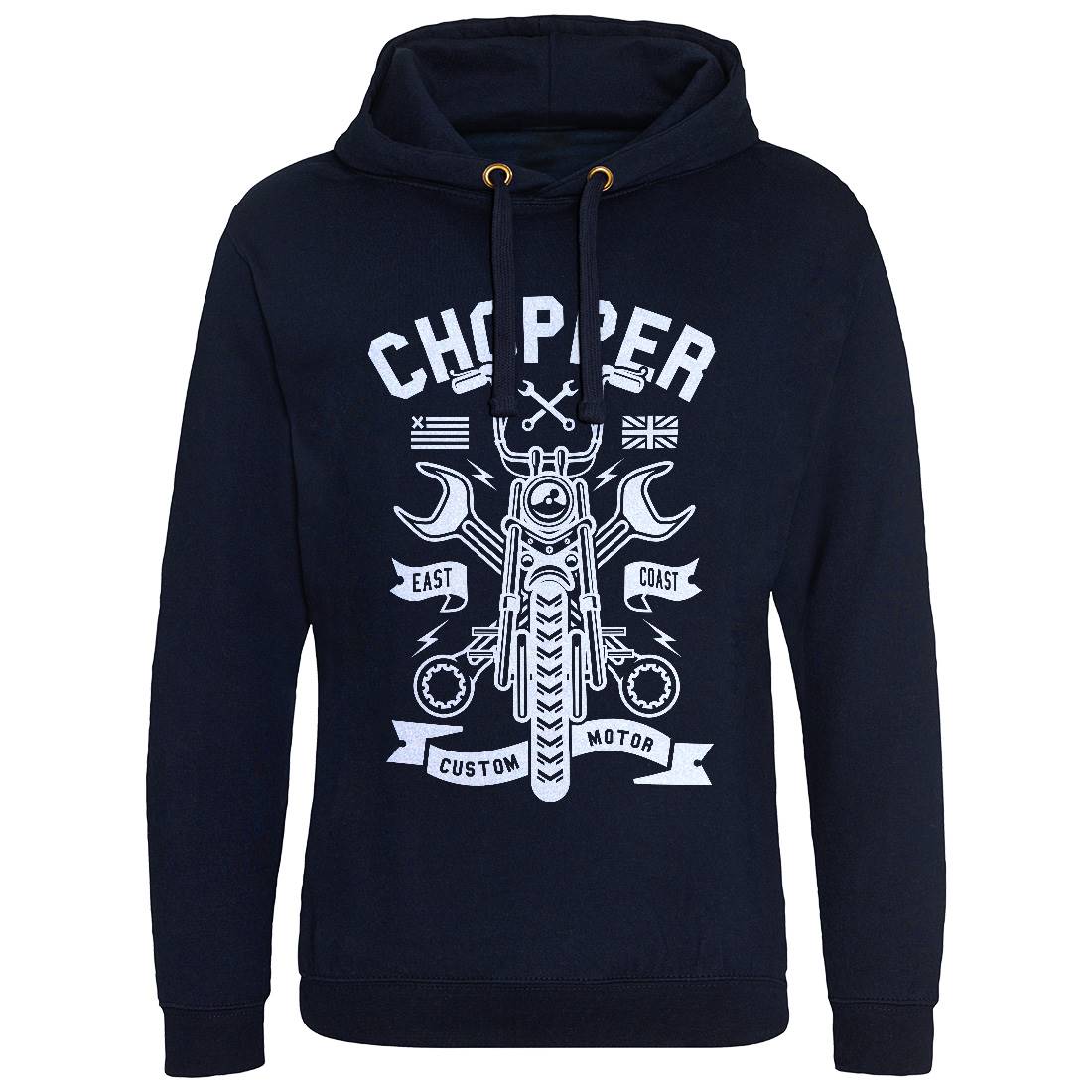 Chopper Mens Hoodie Without Pocket Motorcycles A216