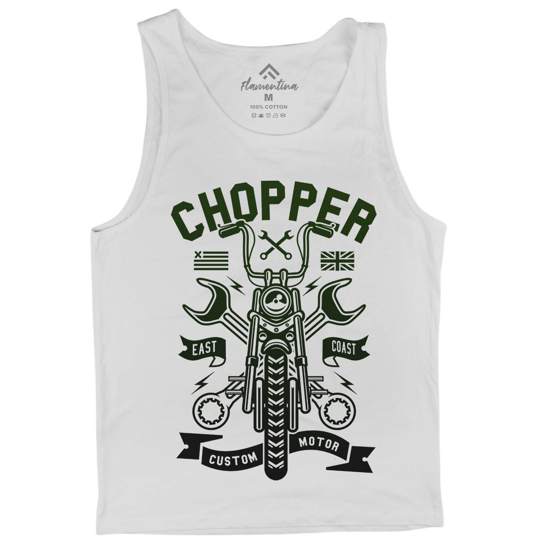 Chopper Mens Tank Top Vest Motorcycles A216