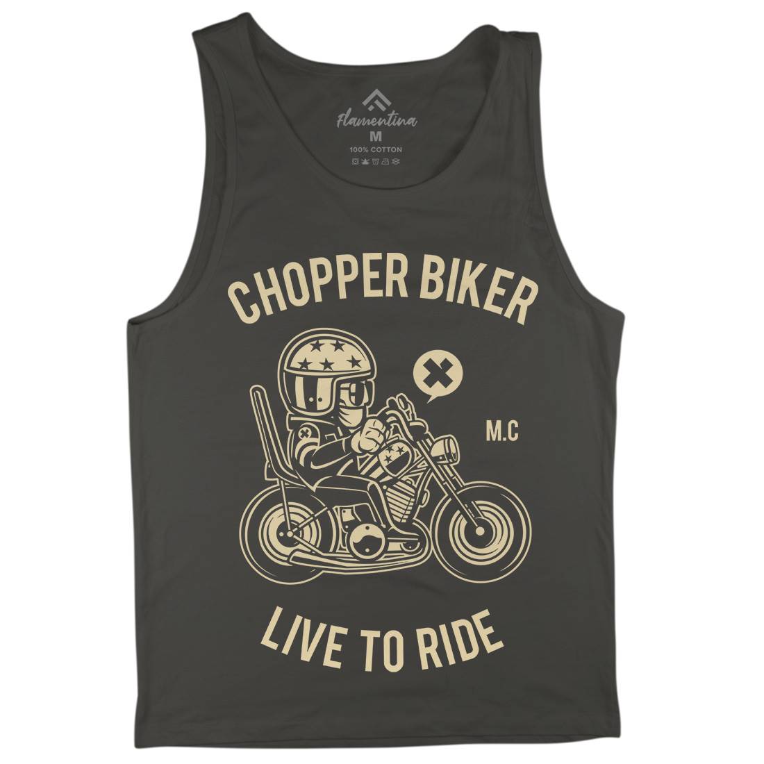 Chopper Biker Mens Tank Top Vest Motorcycles A217