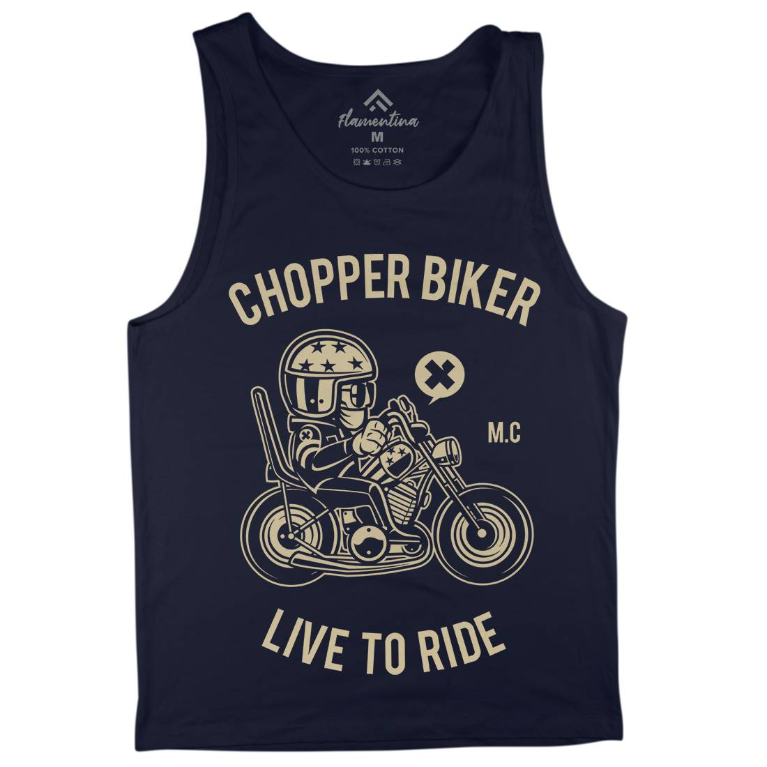 Chopper Biker Mens Tank Top Vest Motorcycles A217