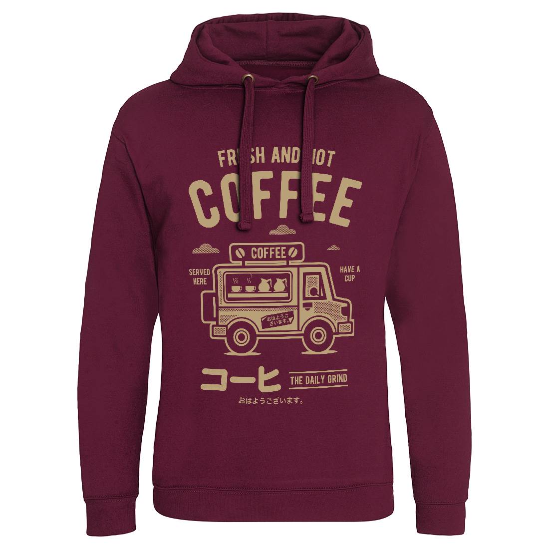 Coffee Van Mens Hoodie Without Pocket Drinks A219