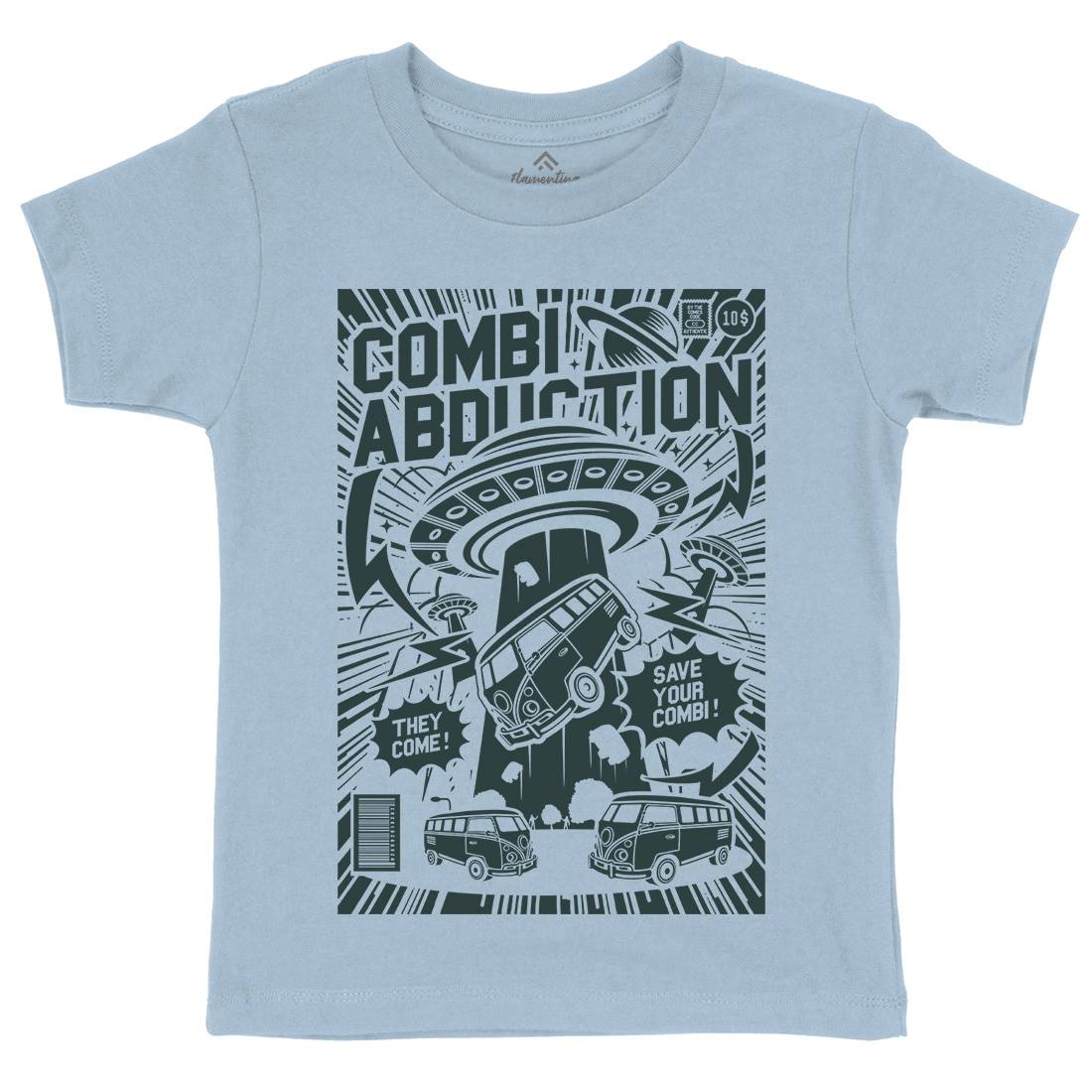 Combi Abduction Kids Organic Crew Neck T-Shirt Space A220