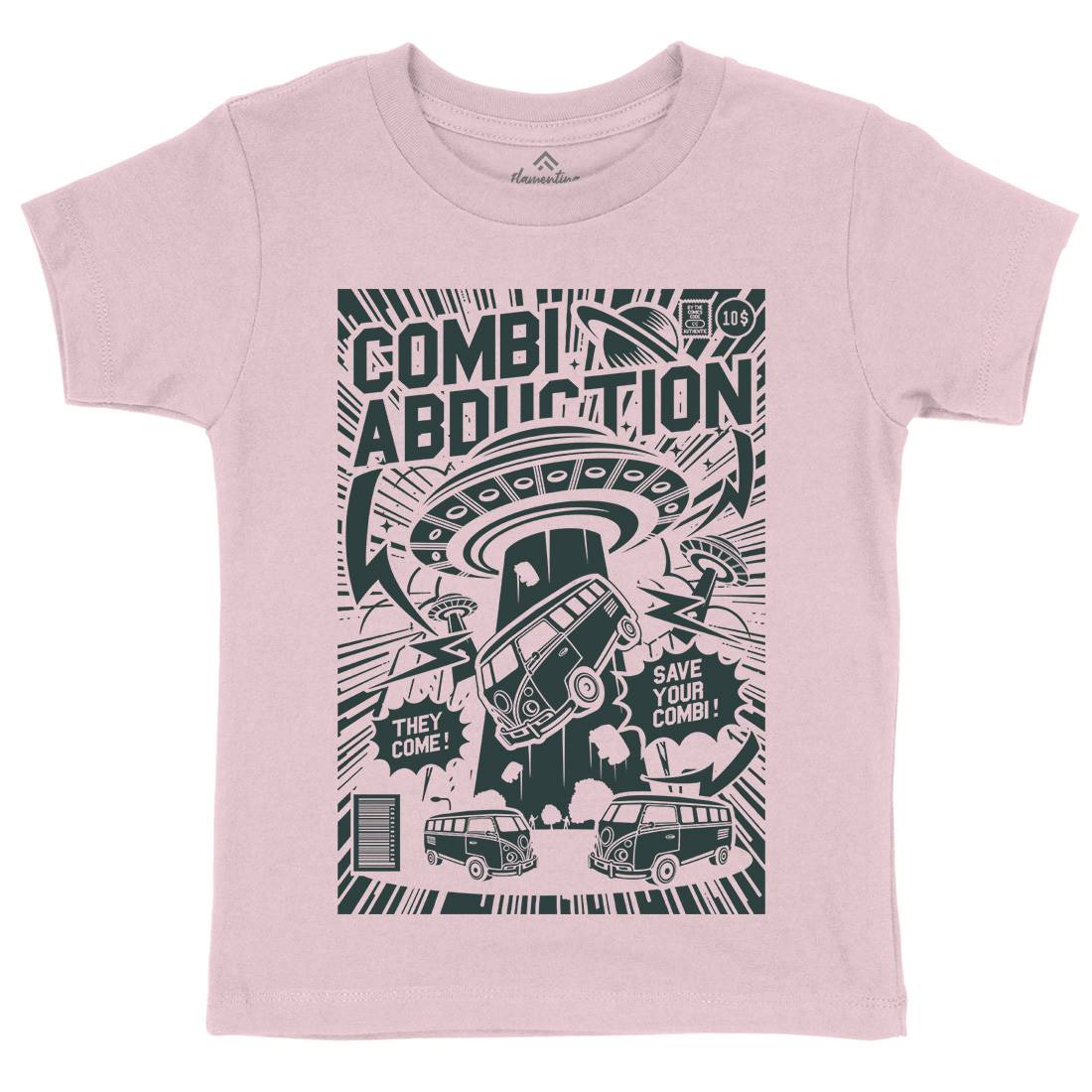 Combi Abduction Kids Organic Crew Neck T-Shirt Space A220