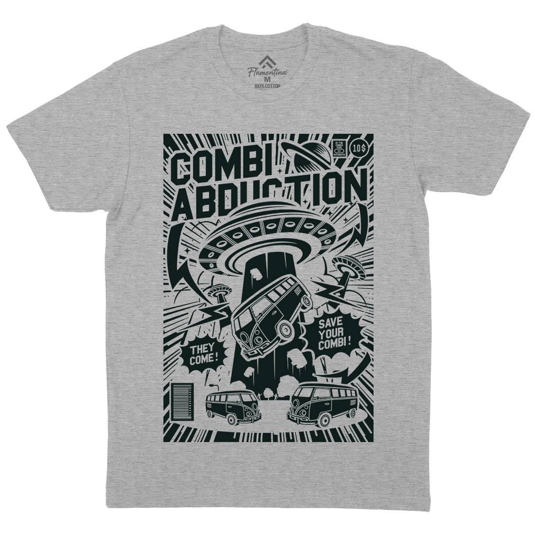 Combi Abduction Mens Organic Crew Neck T-Shirt Space A220