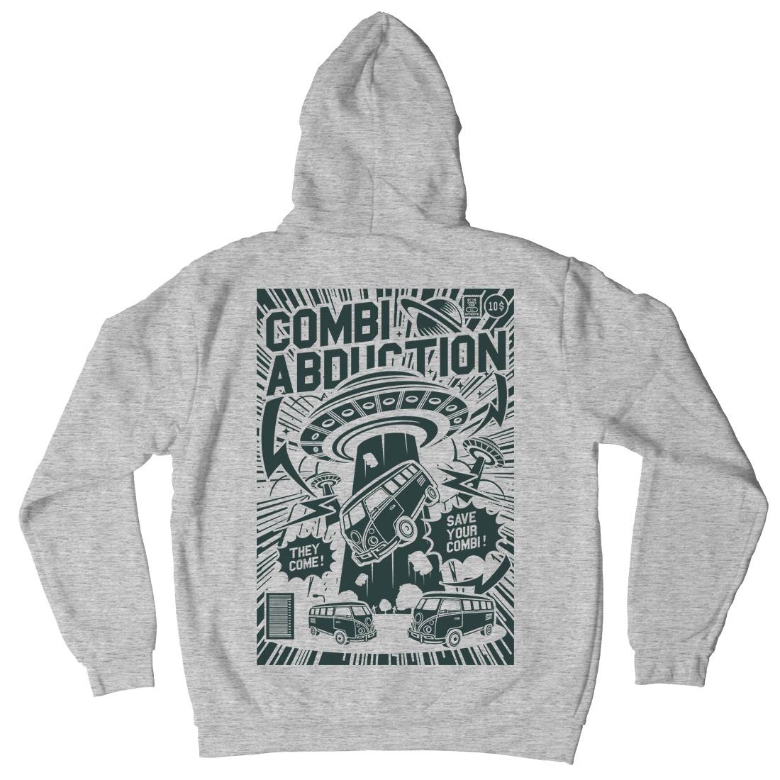 Combi Abduction Mens Hoodie With Pocket Space A220