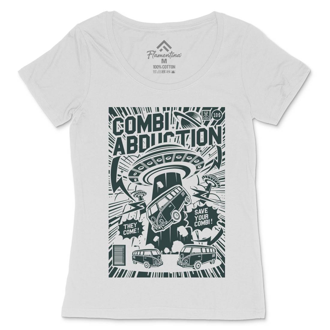 Combi Abduction Womens Scoop Neck T-Shirt Space A220