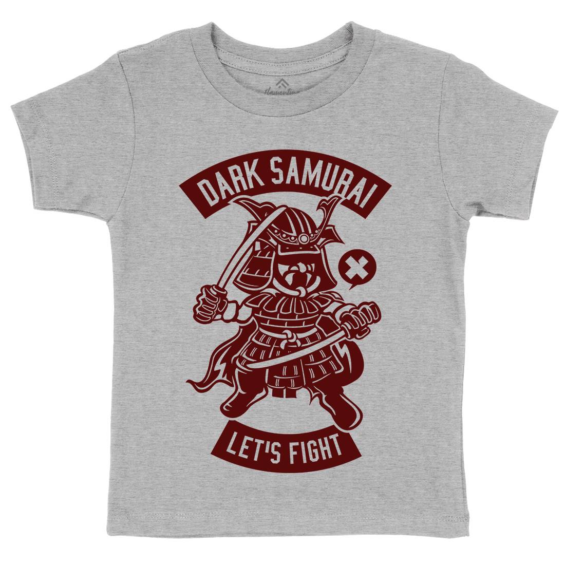 Dark Samurai Kids Crew Neck T-Shirt Warriors A221