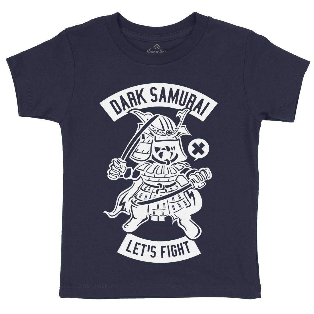 Dark Samurai Kids Crew Neck T-Shirt Warriors A221