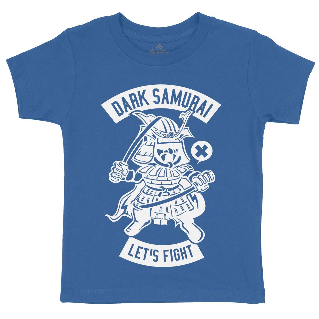 Dark Samurai Kids Organic Crew Neck T-Shirt Warriors A221