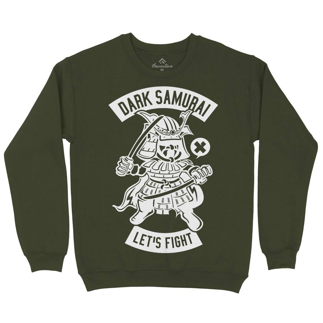 Dark Samurai Mens Crew Neck Sweatshirt Warriors A221