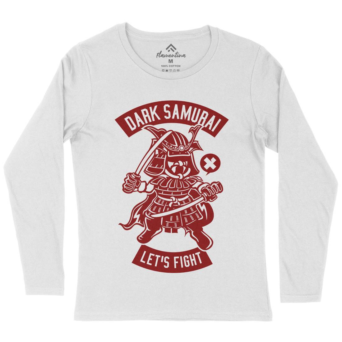 Dark Samurai Womens Long Sleeve T-Shirt Warriors A221