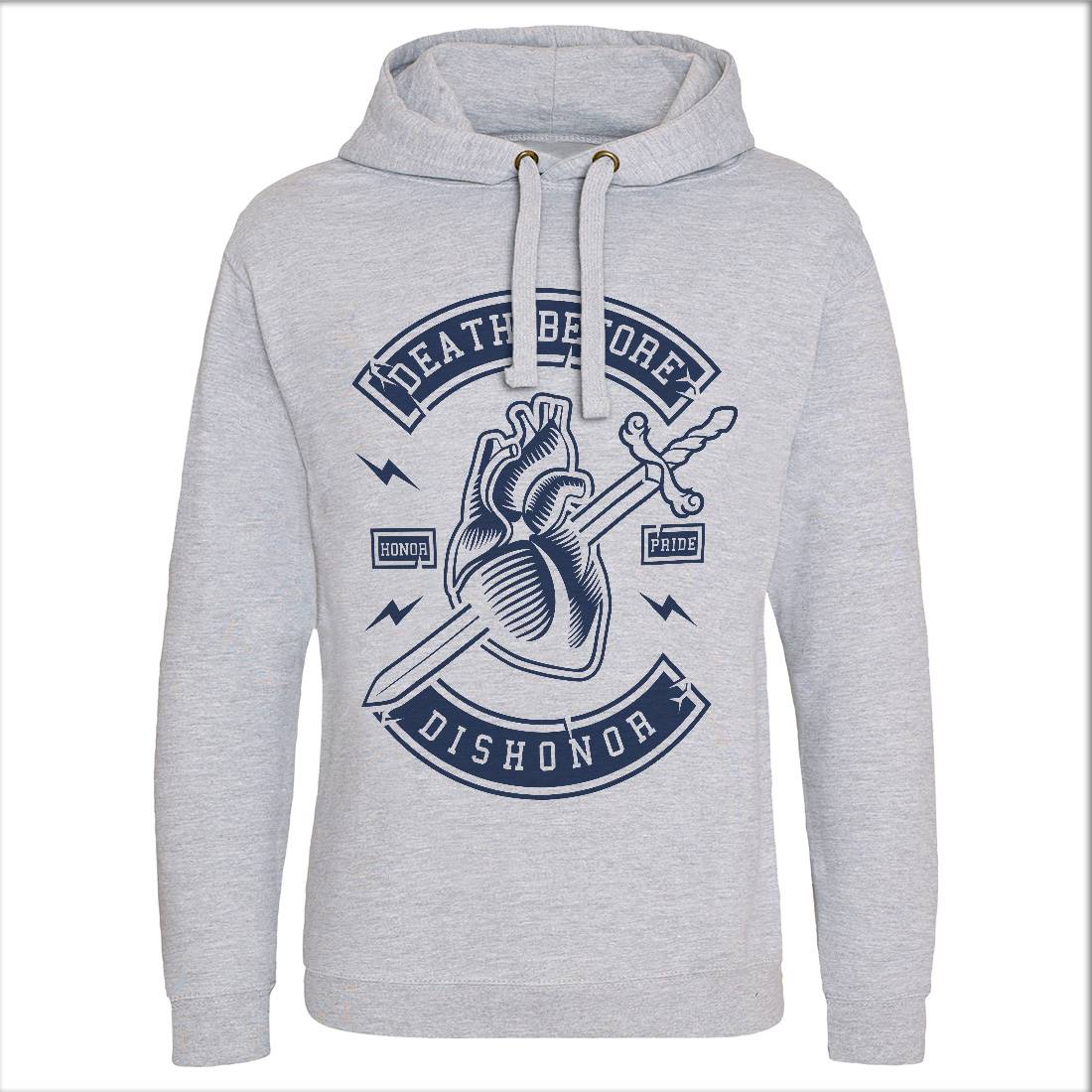 Death Before Dishonour Mens Hoodie Without Pocket Quotes A222
