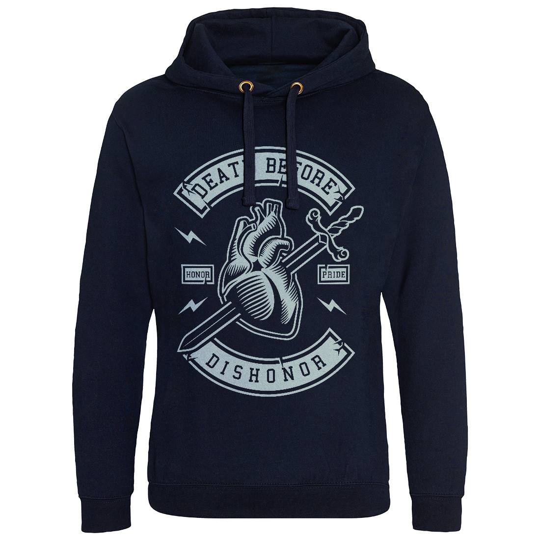 Death Before Dishonour Mens Hoodie Without Pocket Quotes A222