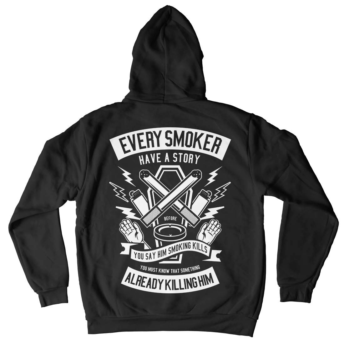 Every Smoker Kids Crew Neck Hoodie Quotes A227