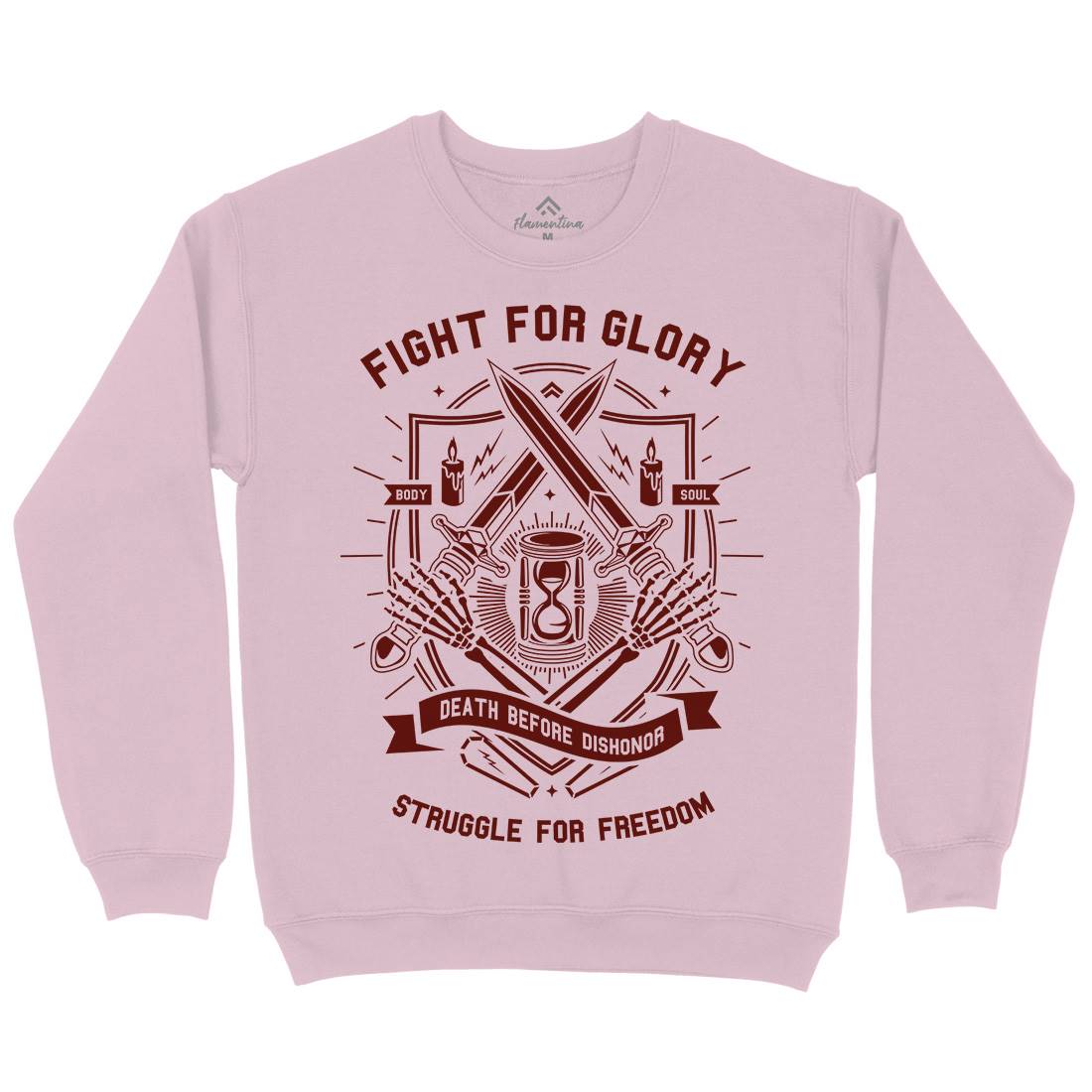 Fight For Glory Kids Crew Neck Sweatshirt Army A228