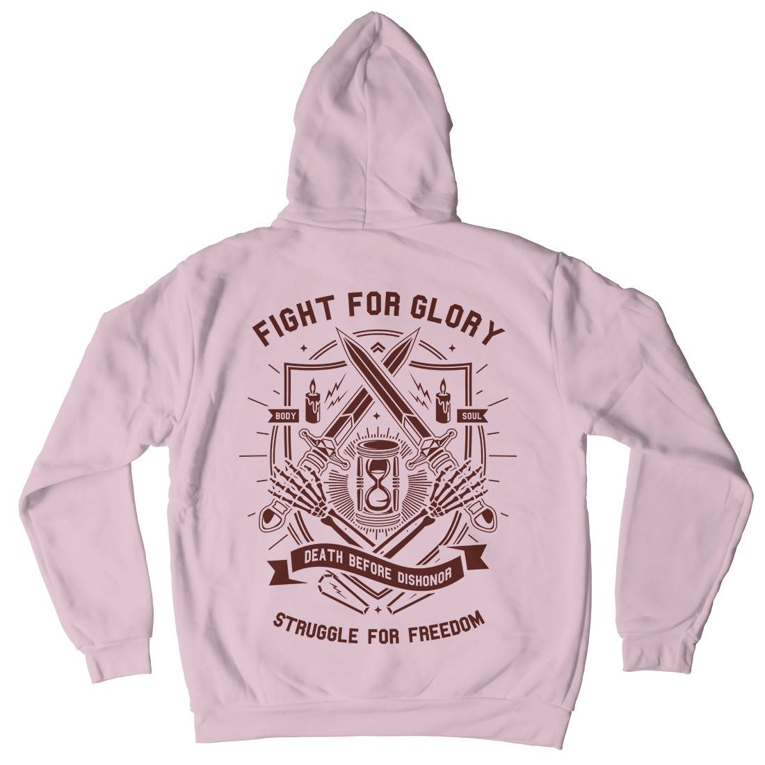 Fight For Glory Kids Crew Neck Hoodie Army A228