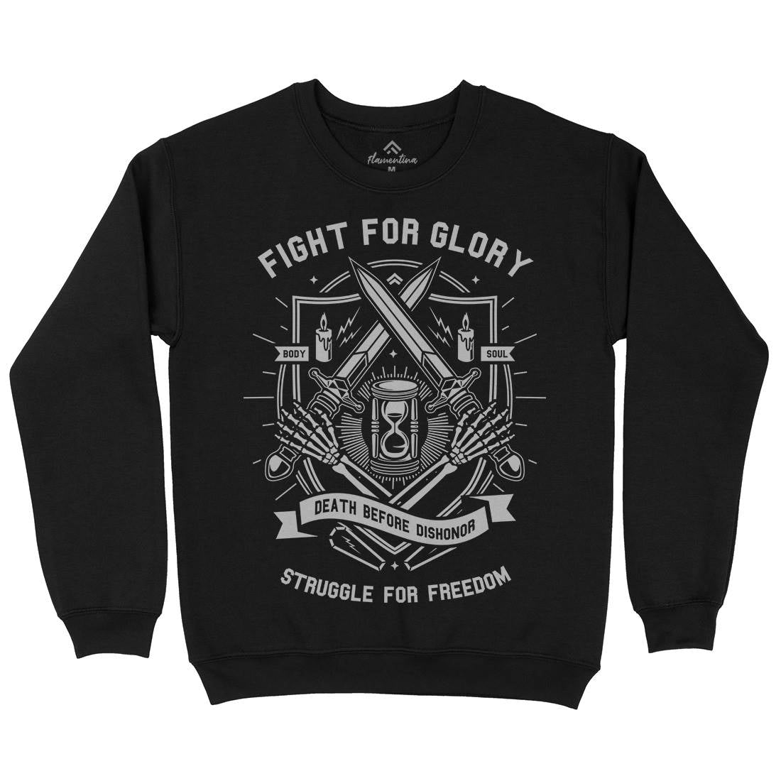 Fight For Glory Mens Crew Neck Sweatshirt Army A228