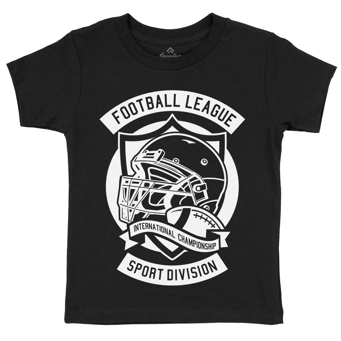Football League Kids Crew Neck T-Shirt Sport A231