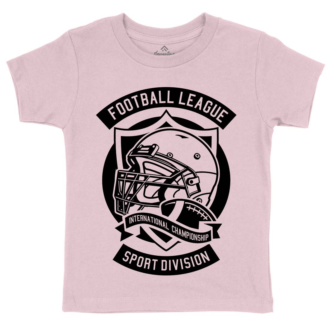 Football League Kids Crew Neck T-Shirt Sport A231