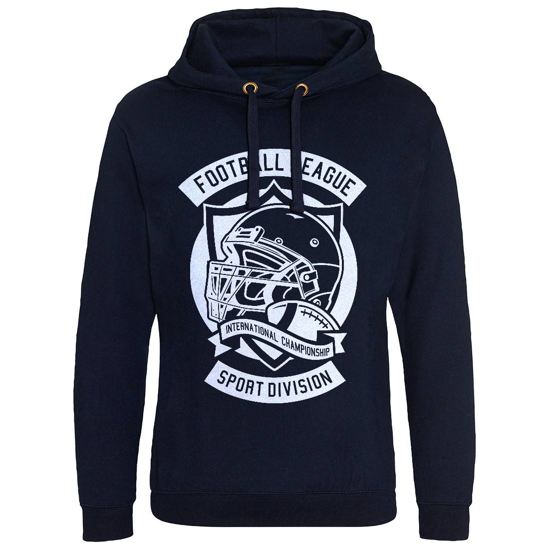 Football League Mens Hoodie Without Pocket Sport A231